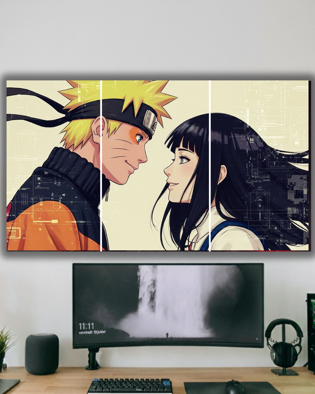 Naruto and hinnata wall posters