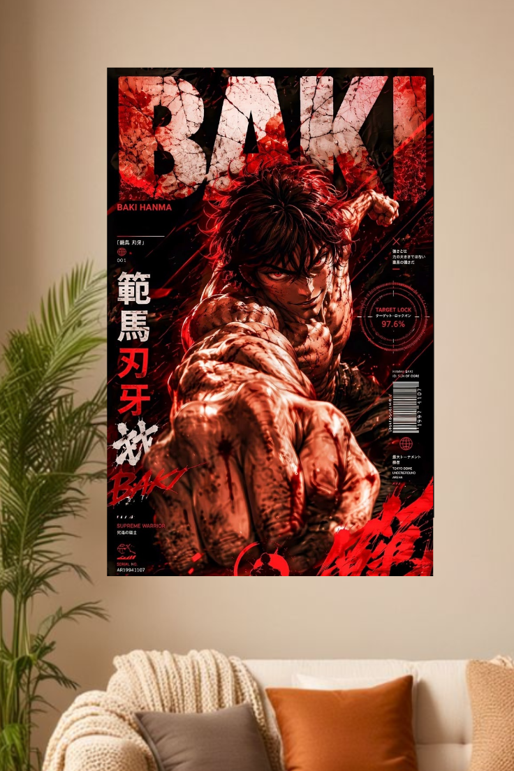 Baki Hama punch poster