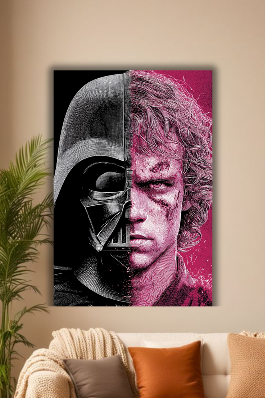 “Space Villain: Handsome Monochrome Wall poster”