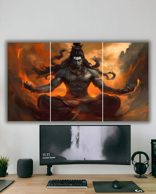 "Transcendent Trance: Shiva Meditation posters