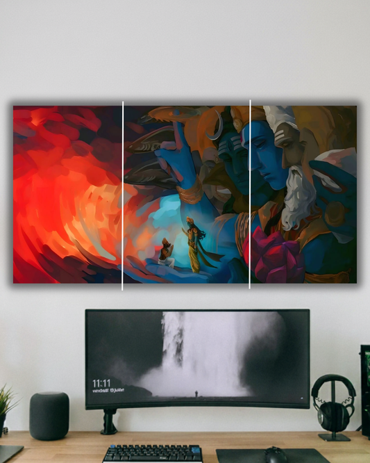 Shir krishna split poster