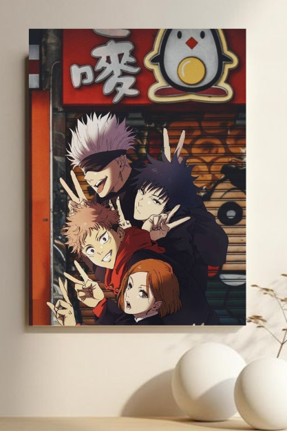 Jujutsu Kaisen Team Anime Wall posters