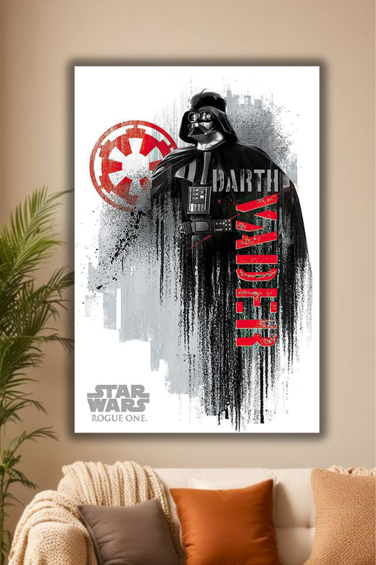 “Imperial Forces: Black & White Star Wars Poster”