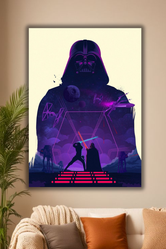 “Force of Darkness: Iconic Vader Poster”