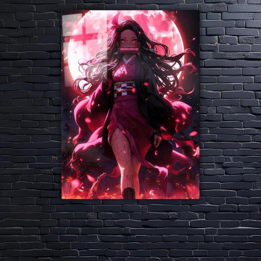 Nezuko demon slayer acyril poster