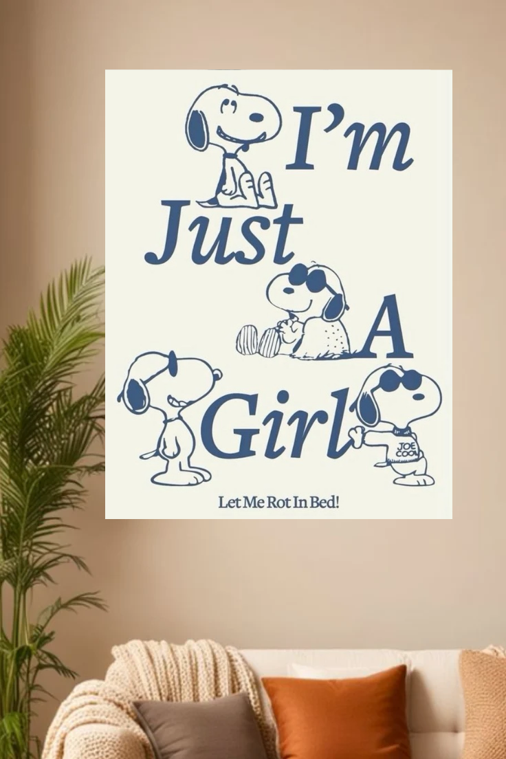 I'm just a girl posters
