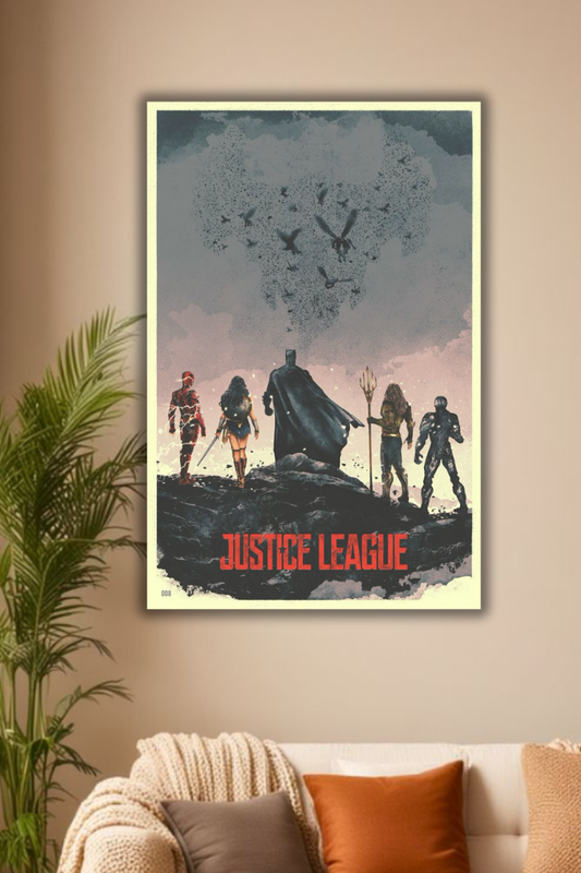 Justice league DC poster