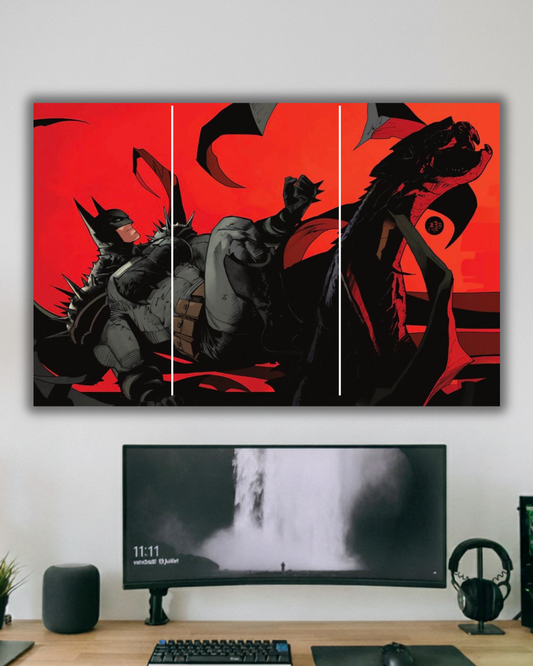 The Dark Knight Trio Canvas Wall poster