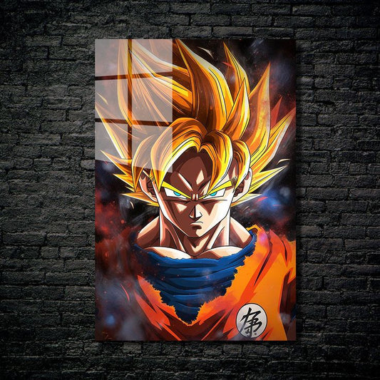 Goku dragon ball acyril poster