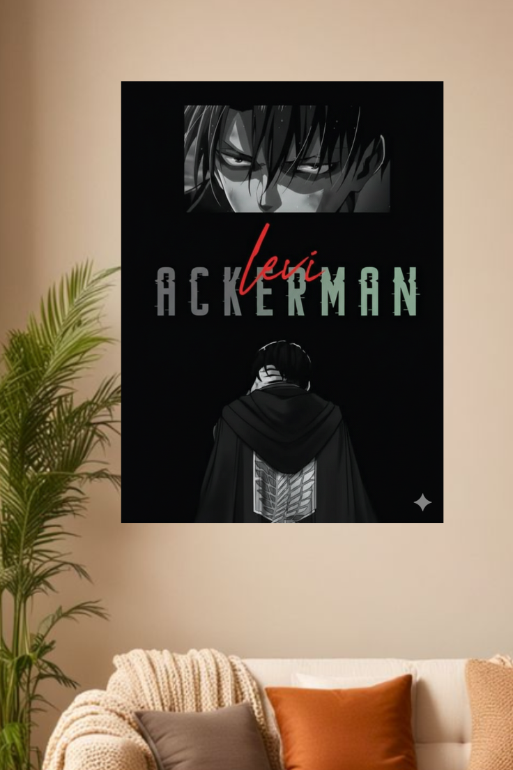 Ackerman black and white poster