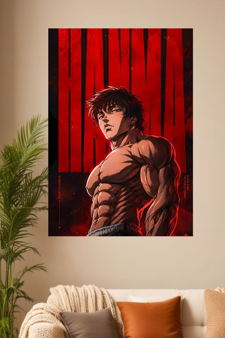 Baki Hama red and black poster