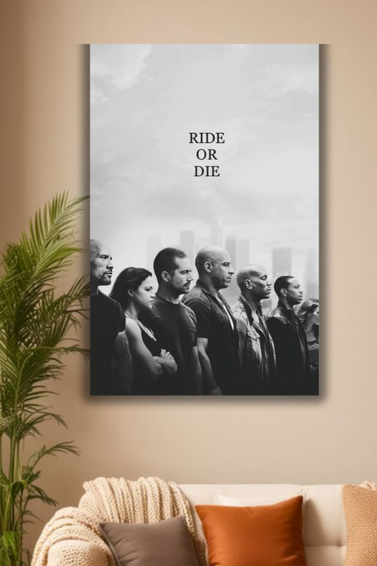 Fast and furious poster