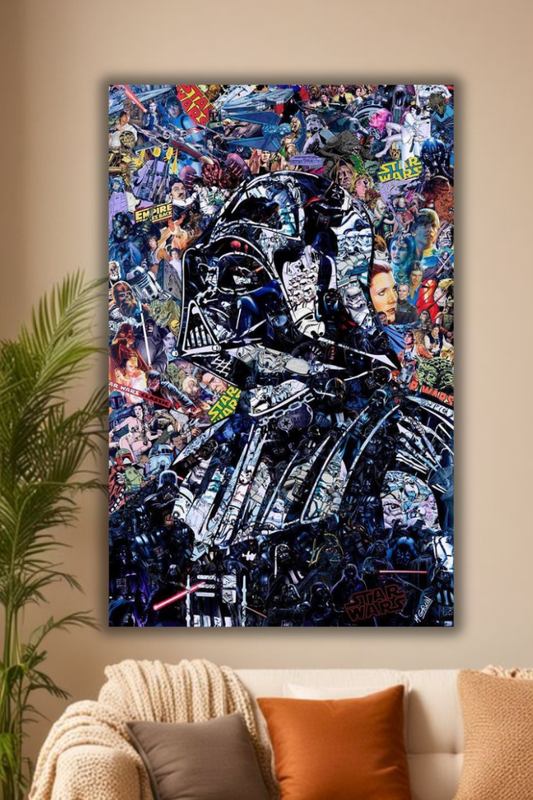 “Star Wars Villain Monochrome Poster”