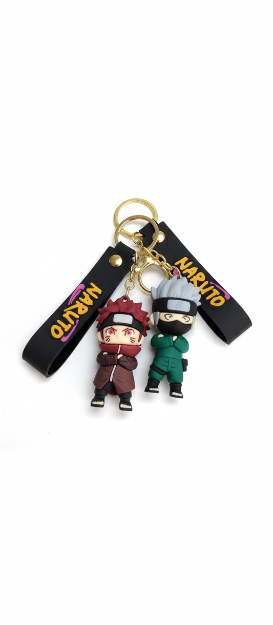 Naruto Anime Heroes Keychain Set – Gaara & Kakashi Edition