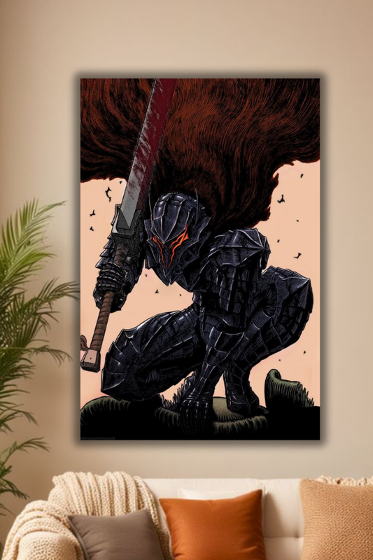 Swordsman’s Resolve: Berserk Wall Poster