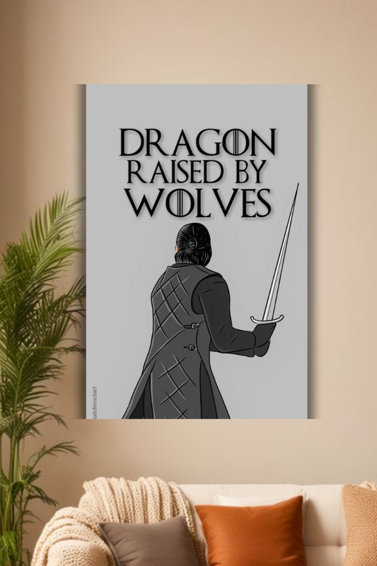 Games of thrones dragon poster
