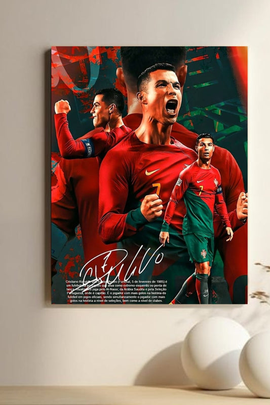 Ronaldo Signature || Edition – Portugal’s Football poster"