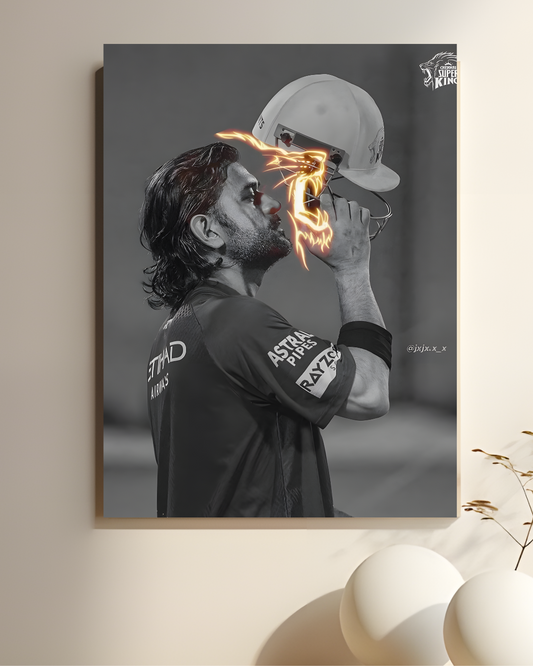 CSK Glory  ||  Whistle Podu Cricket Wall Poster