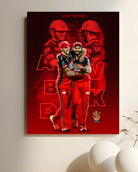 Royal Challengers Bangalore Star Players  || Cricket Poster