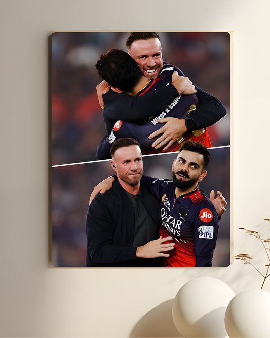 Virat and AB de villier"s Poster  ||  Virat ABD Cricket Poster